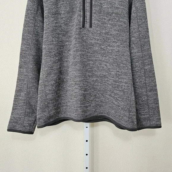 PATAGONIA Gray Worn Wear Men's Better 1/4 Zip Pullover Knit Fleece Sweater Sz L - Picture 5 of 15